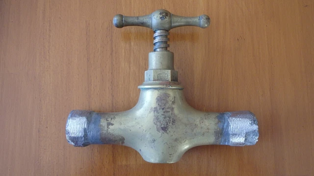 Robinet Vintage SIMILOR Suisse 1950 - Laiton - Pour Bricoleur (Révision Nécessaire)