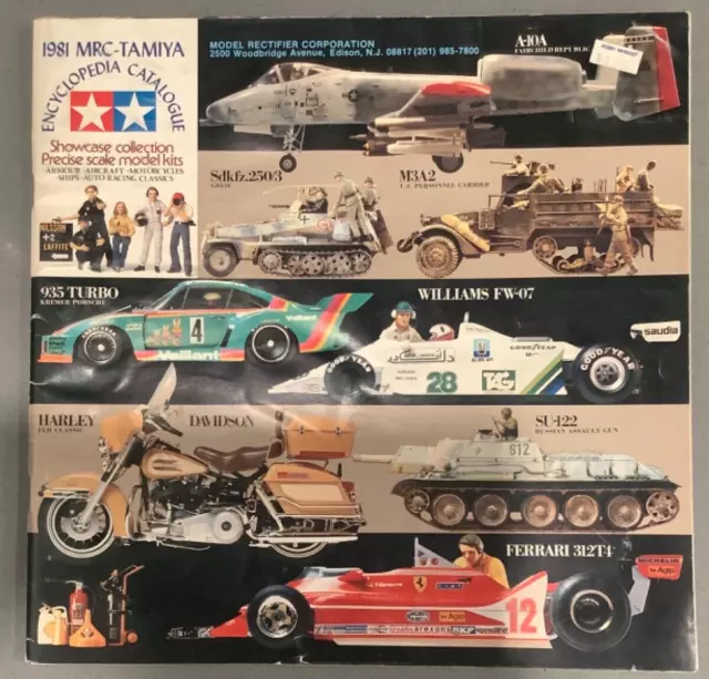 1981 MRC Tamiya Encyclopedia Catalogue Catalog English Showcase Collection Scale