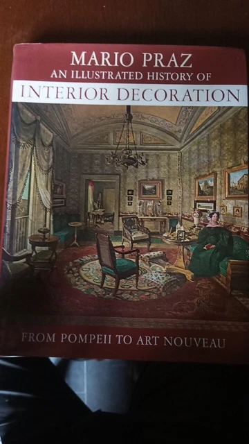 livre ancien Histoire De La Décoration D’intérieur Mario Praz anglais