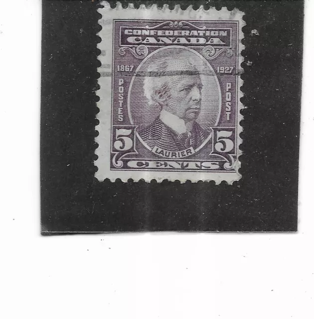Canada 1927. Confederation. 5 Cents Violet. Very Fine Used . As Per Scan.