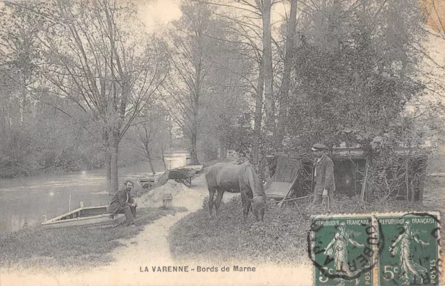 Cpa 94 La Varenne / Marne Edges