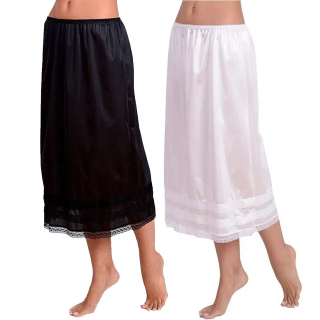 Womens Skirt Underskirt Comfortable Daily Extender Half Slip Long Skirt