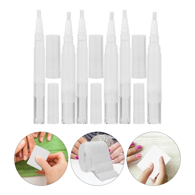 6 Pcs Nagelhautölstift Leer Behälter Für Lipgloss Tube Maniküre
