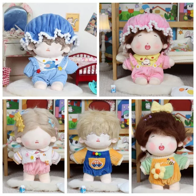 20cm Doll Clothes Cartoon Animal Overall Pajamas  Cotton Stuffed Doll