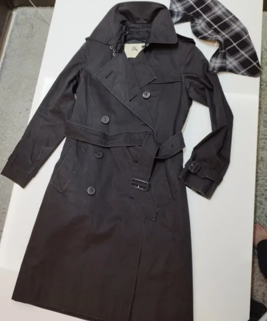 BURBERRY TRENCH COAT Autumn Long Removable Liner Spring Coat from japan ...