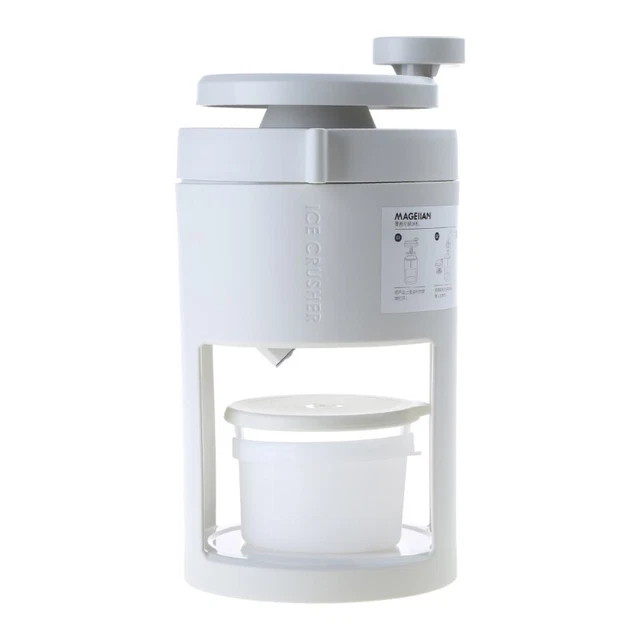 Manual Ice Crusher Hand-Crank Snow-Cone Smooth Maker Ice Block Breaking-Slush