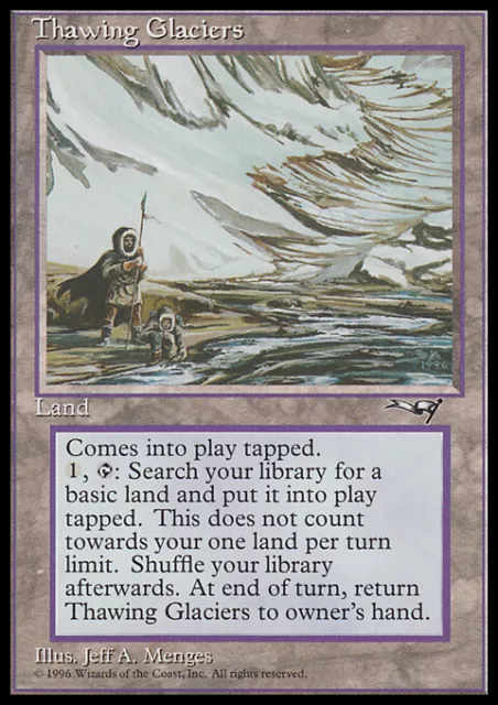 Mtg Thawing Glaciers Italian Exc - Ghiacciai In Disgelo - Al - Magic