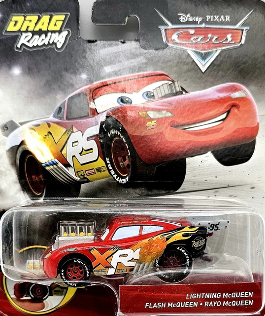 LIGHTNING MCQUEEN DRAG Racing Modell Disney Pixar Cars Sammlerstück NEU ...