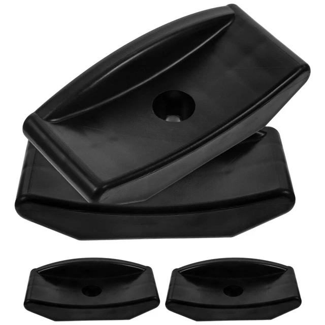 Support D'haltères Anti-roulis - Paire - Capacité 100 Kg - ABS - Pour Rangement Sol Ou Rack - 24.5 Cm - 5