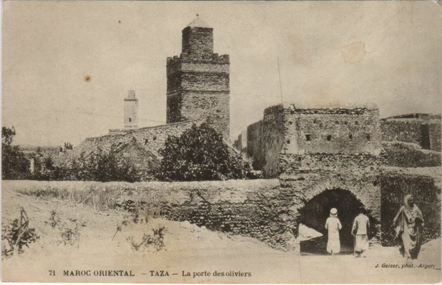 CPA AK TAZA La Porte des Olives MOROC (23619)