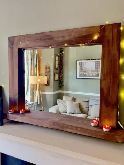Handmade Rustic Chunky Mirror- Made to order 😍
