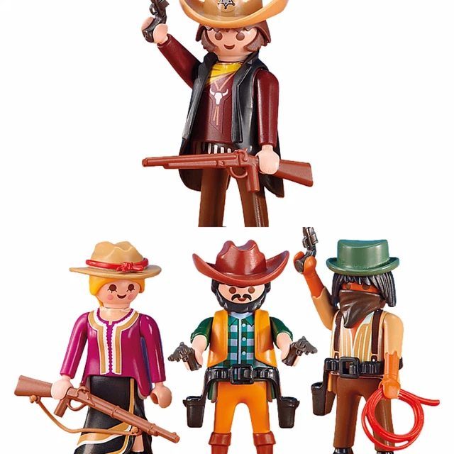 PLAYMOBIL WESTERN SHERIFF Bandit Cowboy Outlaw Set Figures 15.00