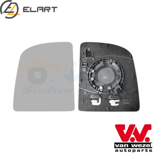 VAN WEZEL 3749838 Vetro specchio specchio esterno convesso termico Dx