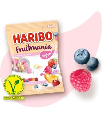 Haribo Fruitmania Yaourt - Fruit Gomme avec Fruit Jus Et Écrémé Lait - 175 G