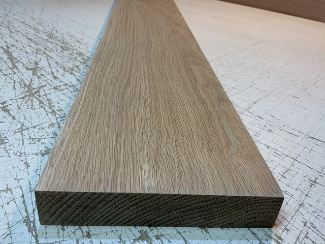 Madera de roble - madera dura - cepillada - tablero - 1100 x 135 x 26 mm (801)