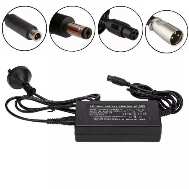 48V 2A Lithium Li-Ion Battery Electric Scooter Fast Charger Power Adapter