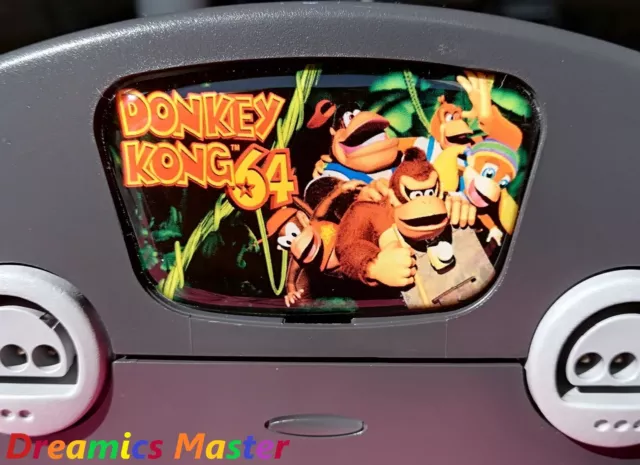 Donkey Kong 64 Logo, Faceplate | For Nintendo 64 Console