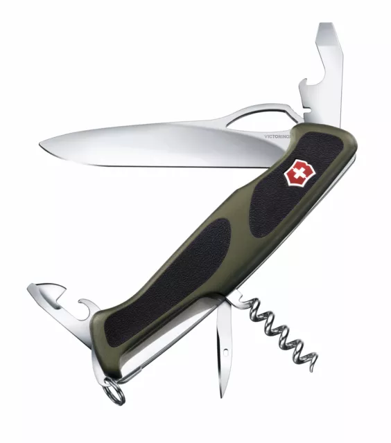 Victorinox Rangergrip 61 Green - Swiss Army Pocket Knife - 130 Mm - 12 Tools
