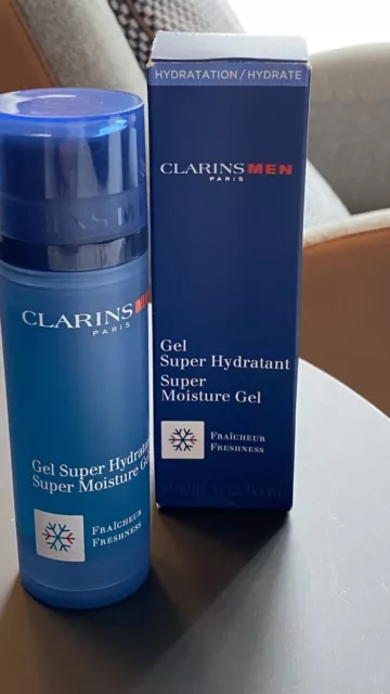 Clarins ClarinsMen 50 mL Gel Gel Super Hydratant - Feuchtigkeits creme - NEU