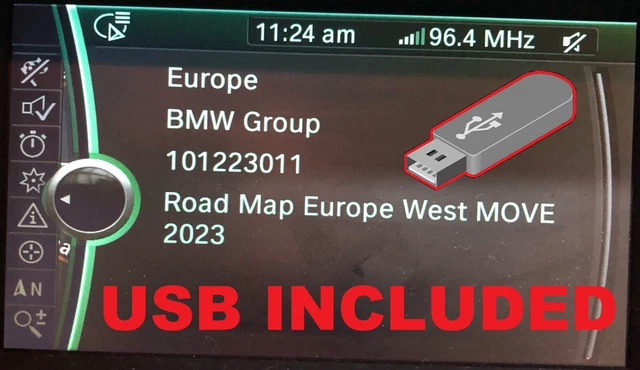 BMW 2024-1 NEXT Sat Nav USB Update – X1 X3 X5 X6 Z4 F25 E88 E87 E81 E64 And Mini – Includes FSC