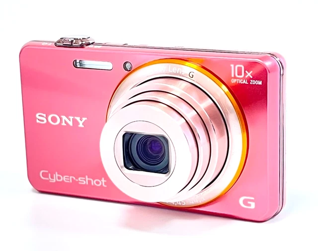 [Near Mint] SONY Digital Camera Cyber-shot DSC-WX100 18.2MP Pink 10x zoom w/ 2GB