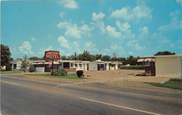 Chillicothe Ohio 1950s Postcard New Meyer Motel Ross County