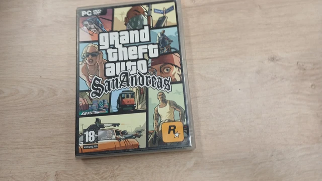 Jeu GTA San Andreas PC Version FR - Avec Notice Et Carte, état Correct, Collector