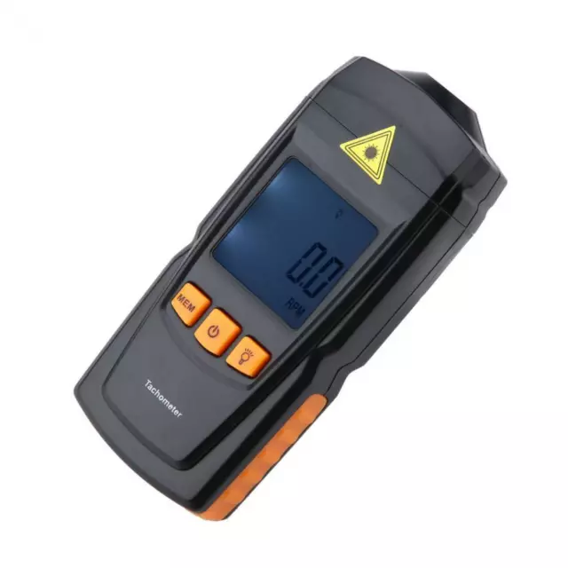 Non-contact LCD Digital Laser Tachometer GM8905 Tach RPM Meter Detector