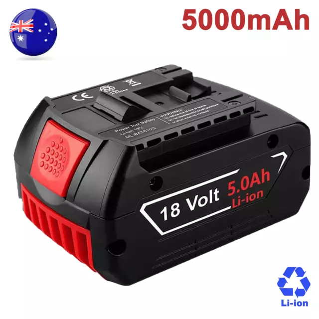 For BOSCH 18V 5.0Ah Pro CORE BAT609 Lithium-Ion Battery 1600A016GK Fuel Guage A