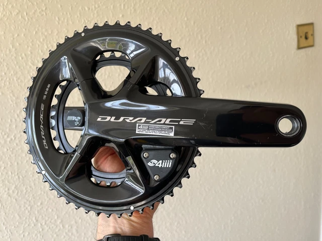 SHIMANO FC-R9200 DURA Ace 4iiii Dual Sided power meter 172.5 52/36