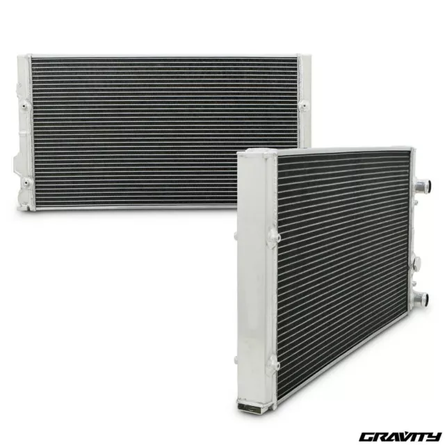 40mm TWIN CORE ALLOY RADIATOR RAD FOR VW POLO LUPO 1.0 1.4 TDI 1.6 GTI 1.7 SDI