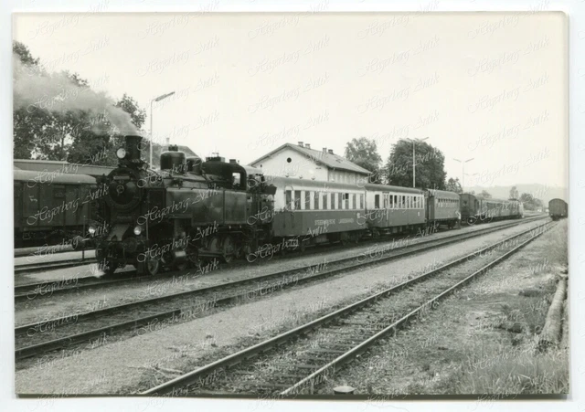 Foto Eisenbahn ÖBB BBÖ Dampflok StLB 93 Ort unbekannt Stmk (A1427)