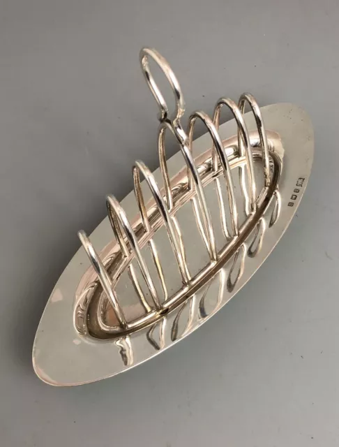 Edwardian Solid Silver Toast Rack Mappin & Webb Birmingham 1911 189g ALZX