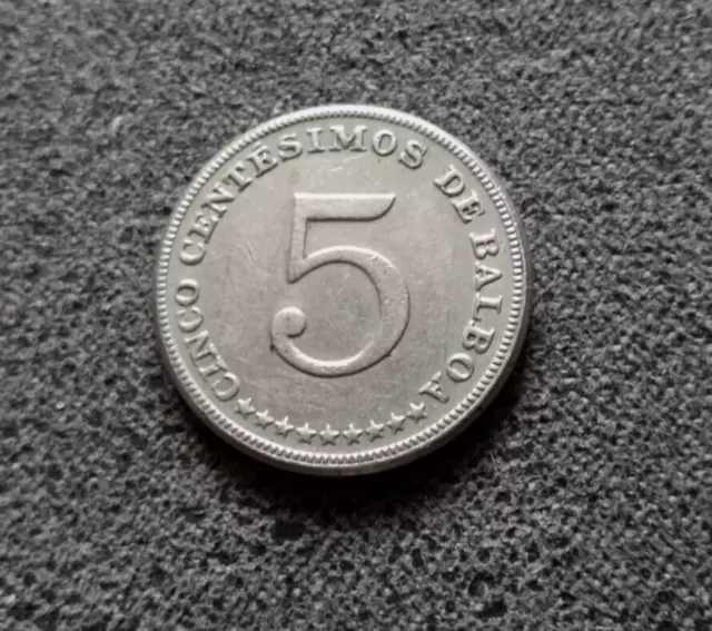 Monnaie Panama 5 Centésimos 1968 KM#23 [Mc291]