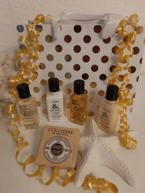 Geschenk Set L'OCCITANE, Jasmin & Bergamote 5x Reiseset Weihnachtsgeschenk - NEU