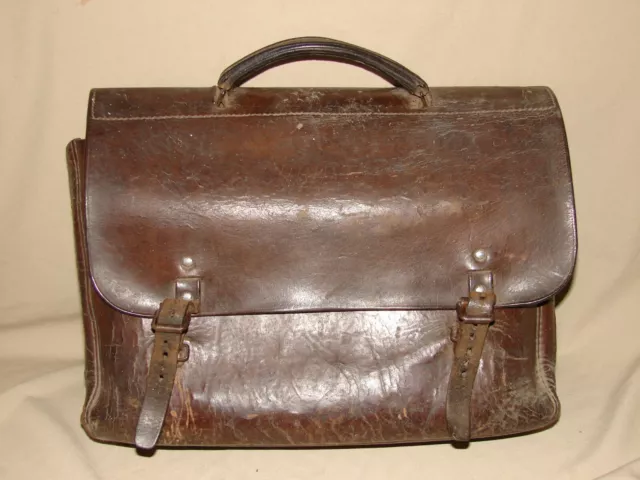 Cartable clearance cuir ecolier
