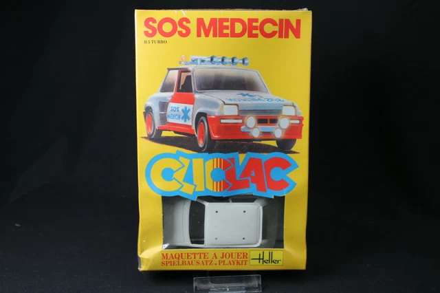 Maquette Heller 1/32 - Camion Renault Trafic Africa Safari - Série Clic-Clac - Occasion