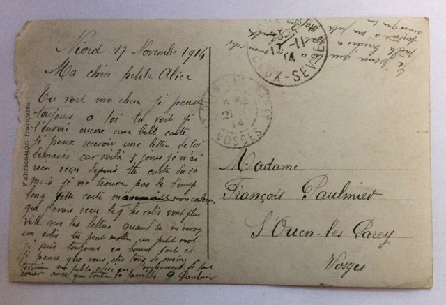 CPA. 1914. Le Boche crève dans l'Aisne. War. Military. Soldiers. 2