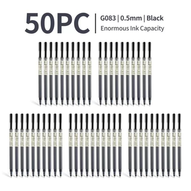GEL PENS FINE Point 4pcs Comfort Grip Retractable Gel Pens Black Ink  well-suited $13.89 - PicClick AU