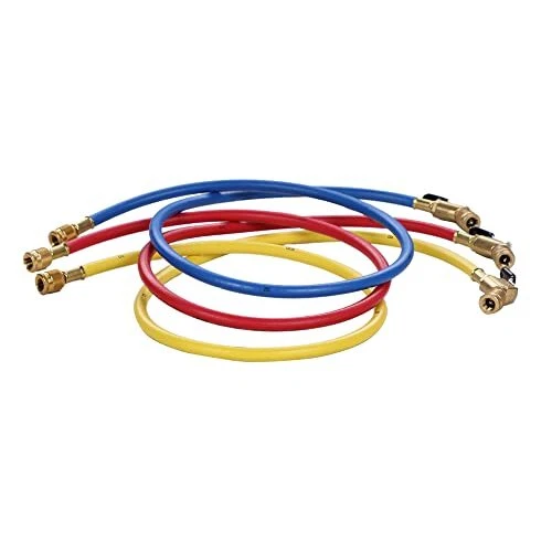 48" Hose With Ball Valve End Rated For 800 Psi pack Of 3 Multicol