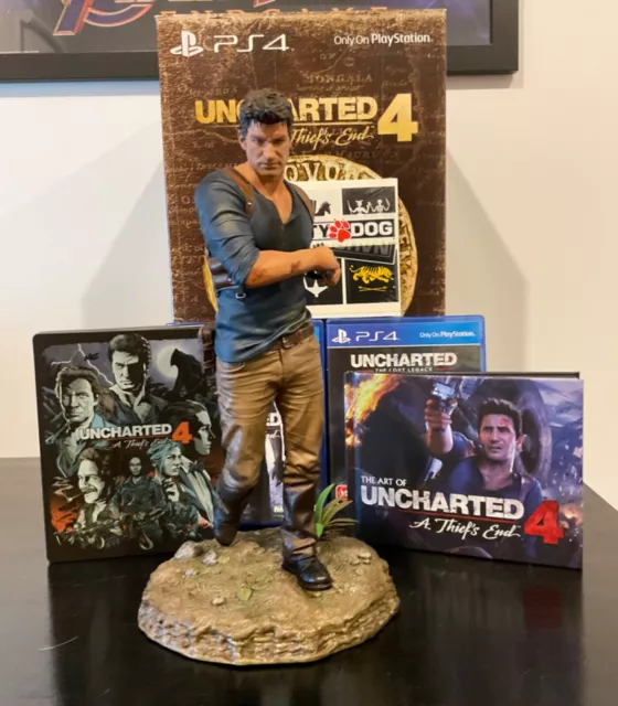 Uncharted 4 Nathan Drake Statue Figure ONLY, From Libertalia Collectors  Edition