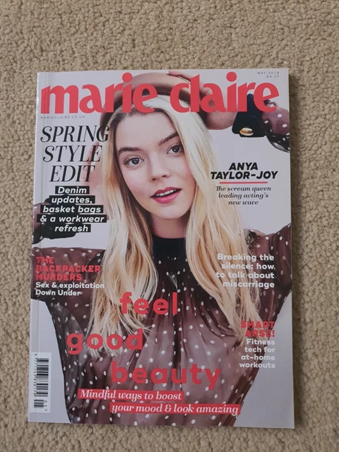 MARIE CLAIRE MAY 2019 Travel Size Anya Taylor-Joy £9.95 - PicClick UK