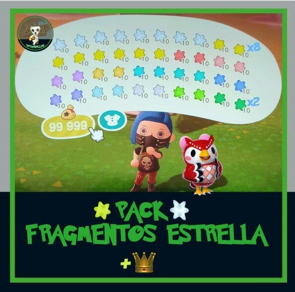 ANIMAL CROSSING NEW Horizons Acnh Star Fragment Pack £7.70 PicClick UK