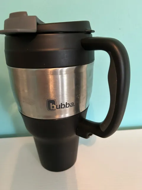 BUBBA KEG Travel Mug with Handle Insulated 34oz Black Silver