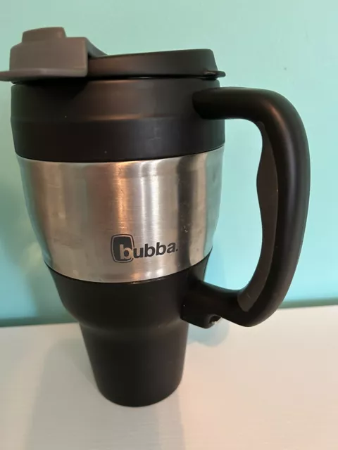 BUBBA KEG Travel Mug with Handle Insulated 34oz Black Silver