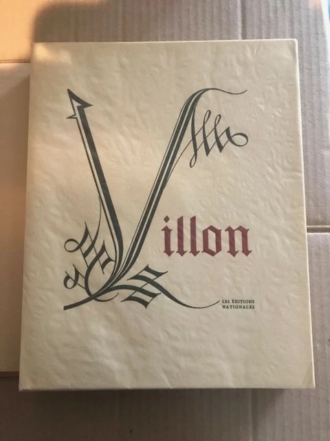 Livre Illustré Vintage François Villon - Illustrations Marcel Jeanjean, Numéroté