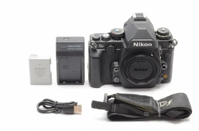 "Exc+3" Nikon Df 16.2MP Digital SLR Camera Black Body From Japan 294B