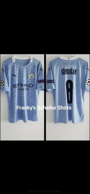Matchworn Manchester City Spielertrikot Ilkay Gündogan