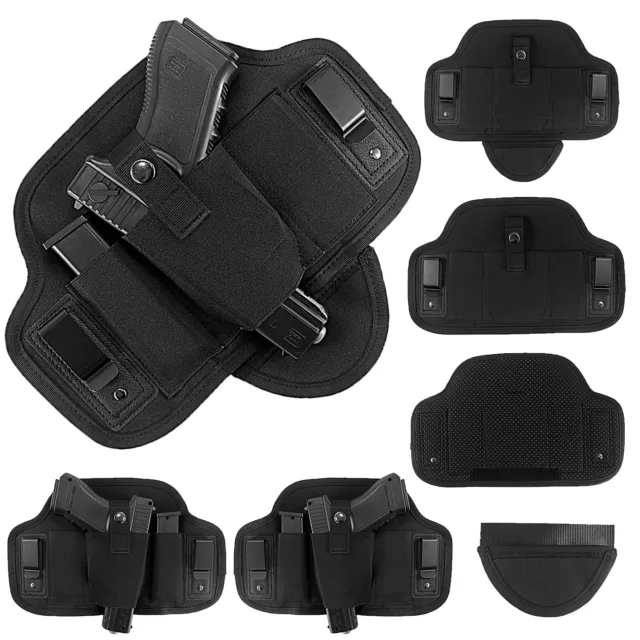 Tactical Concealed Carry Pancake IWB Gun Holster with Mag Pouch Choose Gun Model