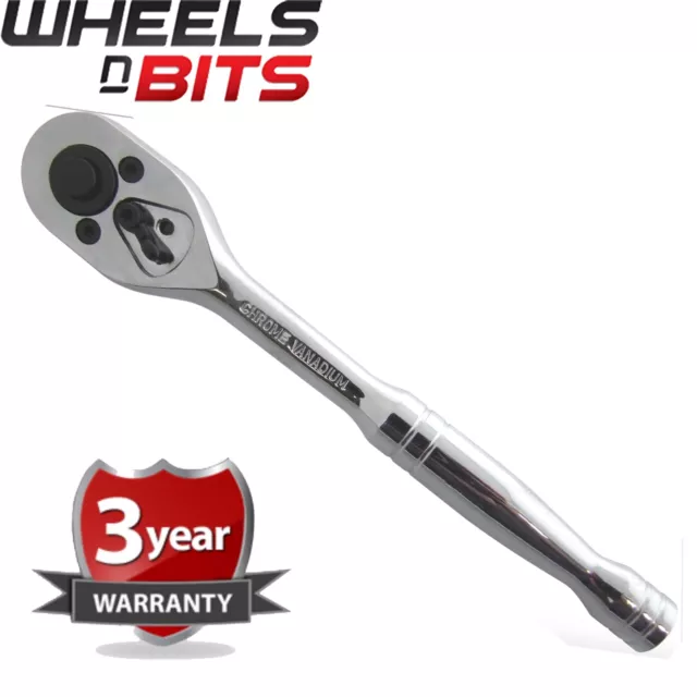 NEW Professional Quick Release Ratchet Wrench 1/2" Inch Drive With 3Yr Warranty